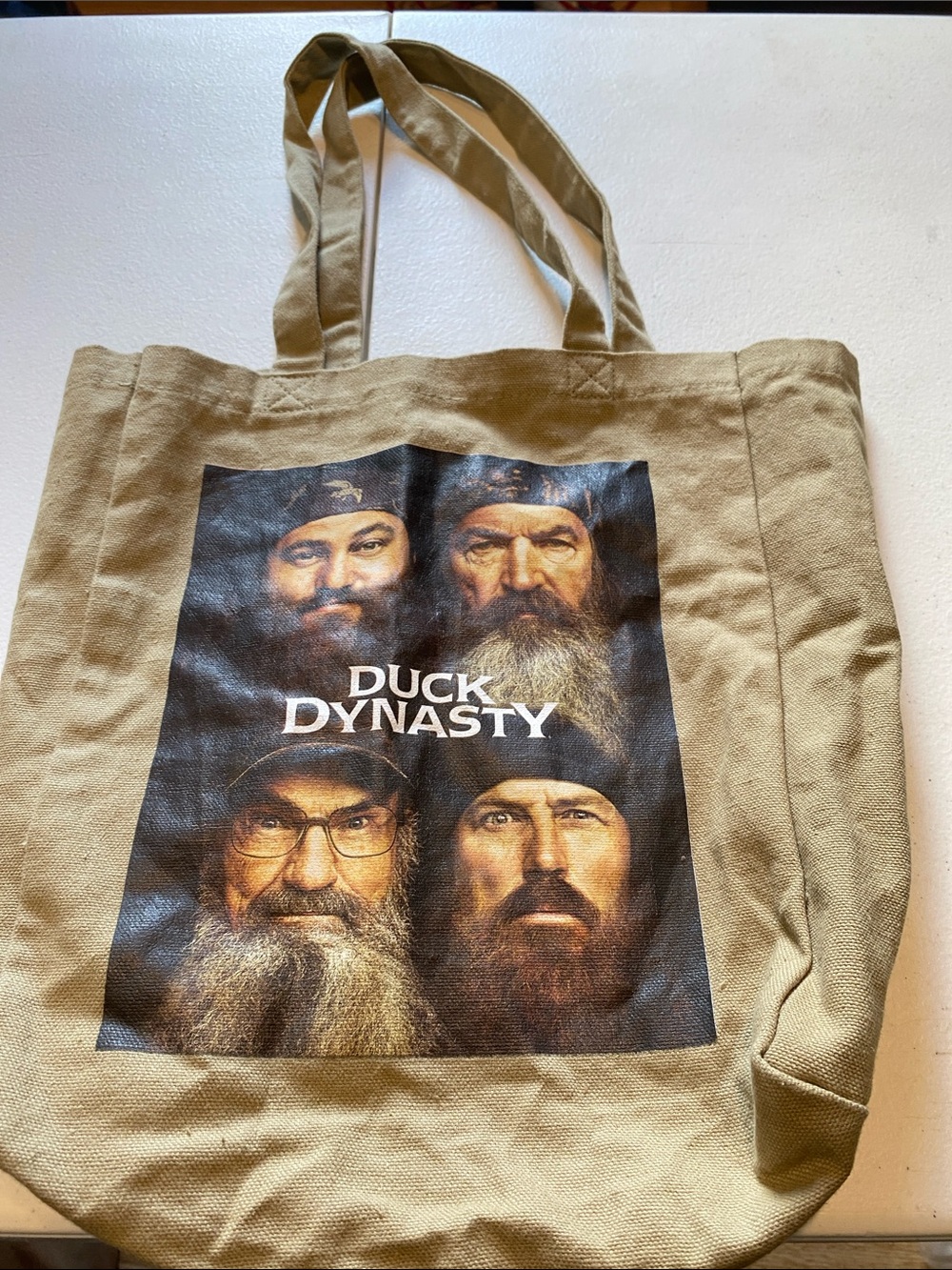 Duck Dynasty Canvas Tote Bag - Tan